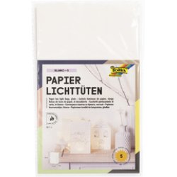 folia Sachet de papier photophore "uni", grand, en papier