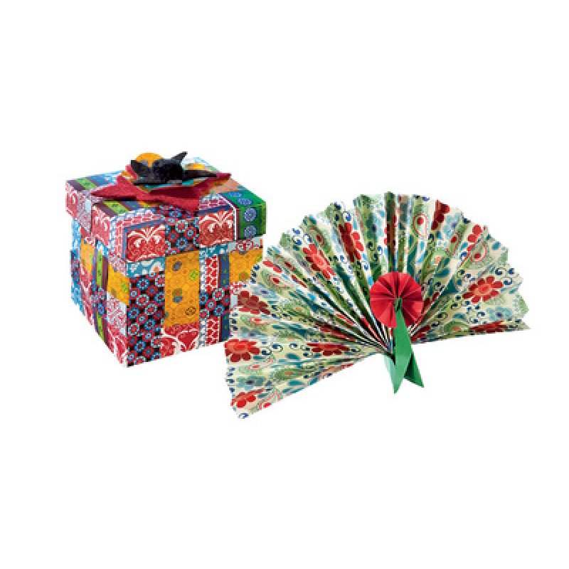 folia Carton à motif "Folklore", 500 x 700 mm, 270 g/m2