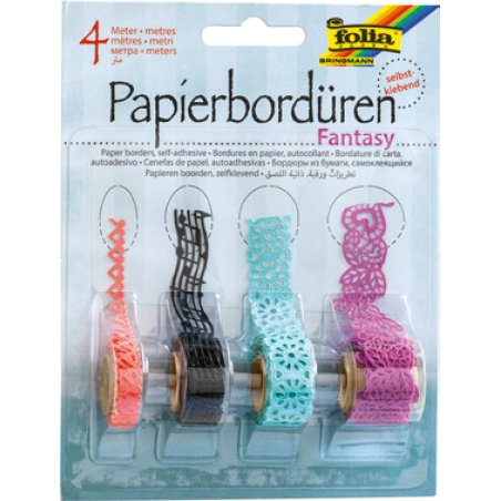 Folia 13801 scotch adhésif décoratif 1 m Multicolore