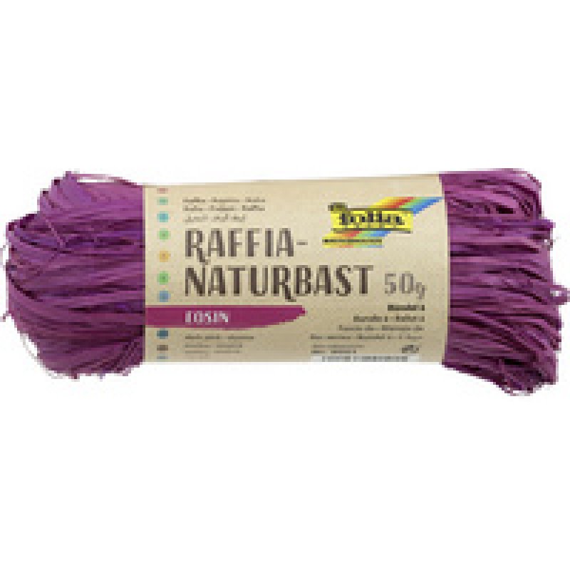 folia Raphia naturel, 50 g, vert sapin