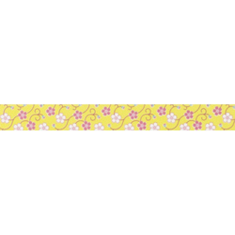 folia Rubans autocollants déco Washi-Tape, vrille de fleurs