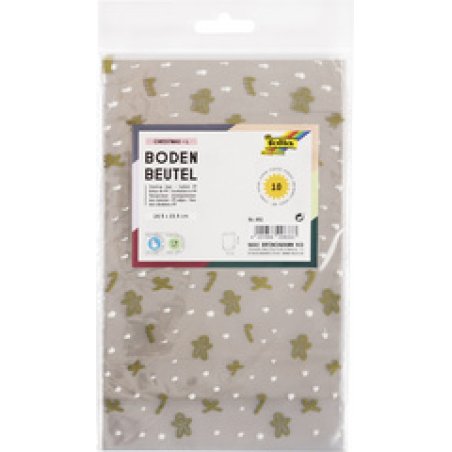 folia Sachet à fond plat pour Noel,