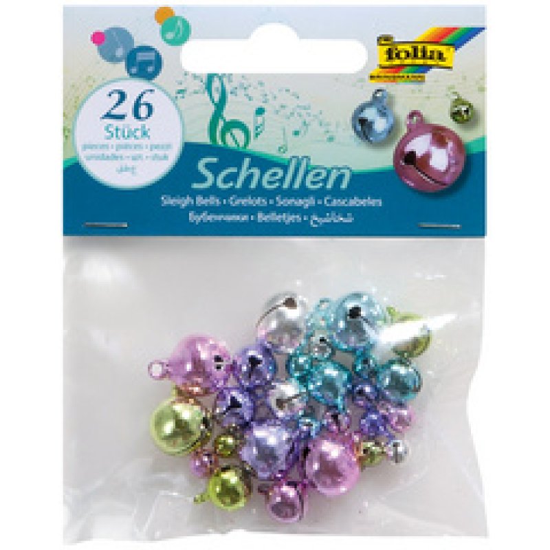 folia Grelots en métal, 3 tailles, couleurs intenses