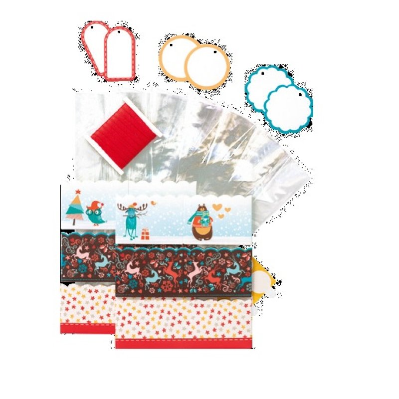 Folia 48202 gift wrapping Gift wrap bag Cardboard, Plastic, Polypropylene (PP)