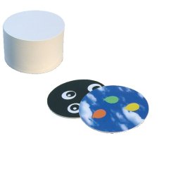 folia Cartons à bière à décorer, uni, rond, diamètre: 107 mm