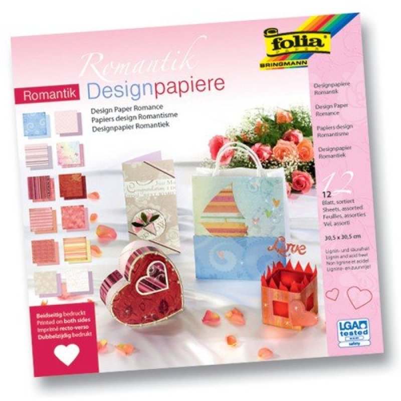 Folia 10349 art paper Art paper pad 12 sheets