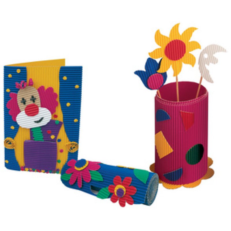 folia Carton ondulé, (L)500 x (H)700 mm, noir