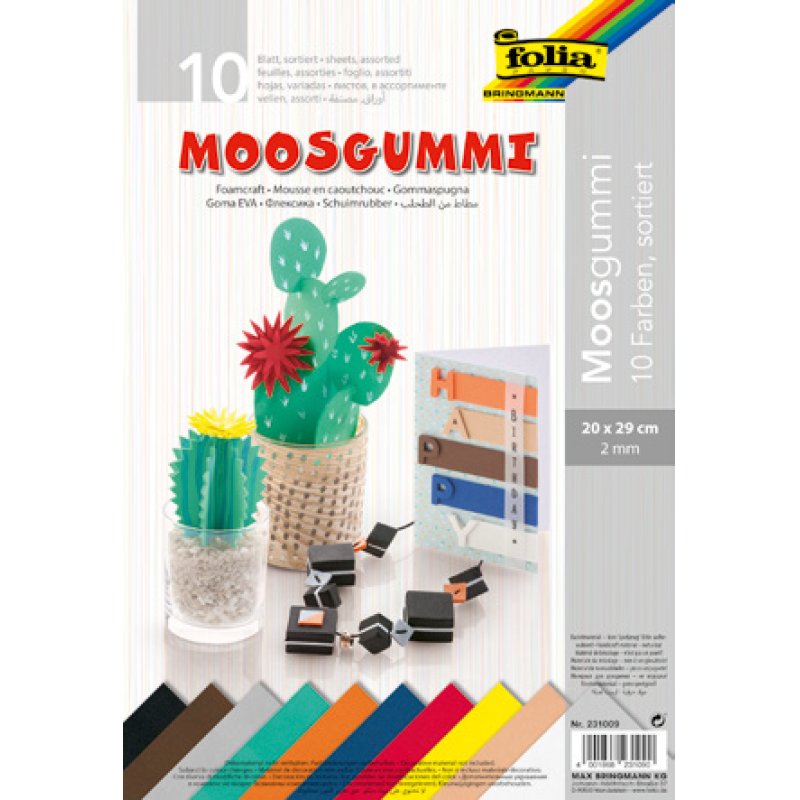 Folia 231016 craft foam Yellow