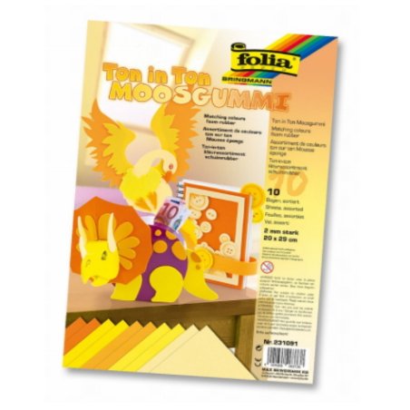 Folia 231091 craft foam Yellow