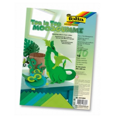 Folia 231094 mousse à découper Vert