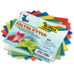 folia Papier transparent pour le pliage, 200 x 200 mm