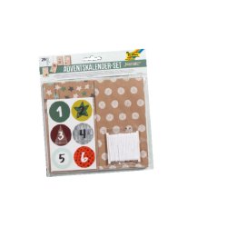 folia Calendrier de l'Avent "NATURE", 24 sachets en papier