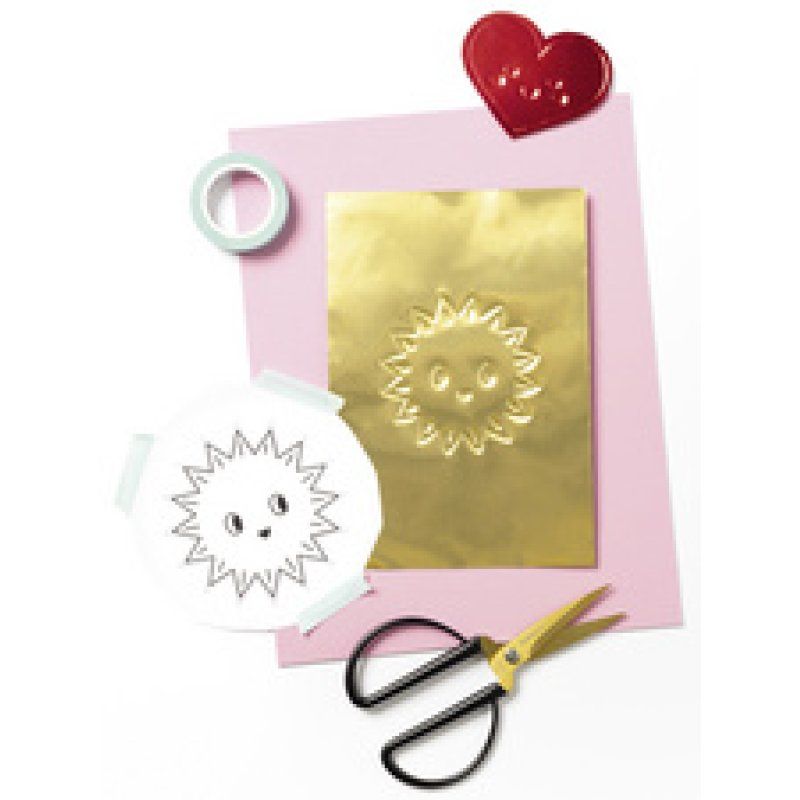 folia Pochette à métal à repousser, 185 x 290 mm, cuivre