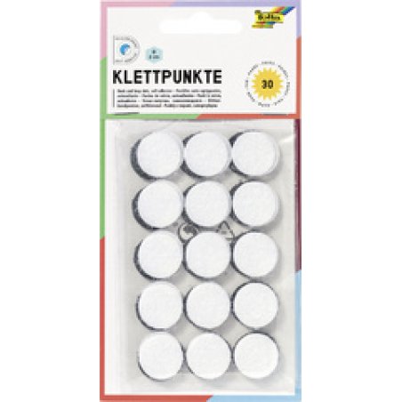 folia Pastilles auto-agripantes, rondes, 20 mm, noir / blanc