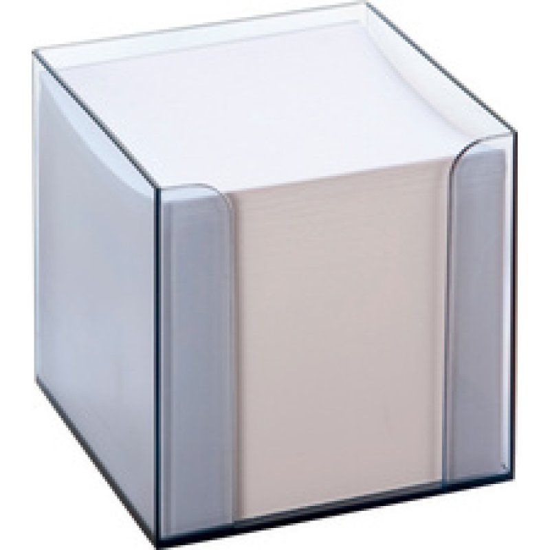 folia Bloc cube avec boîtier, plastique, transparent