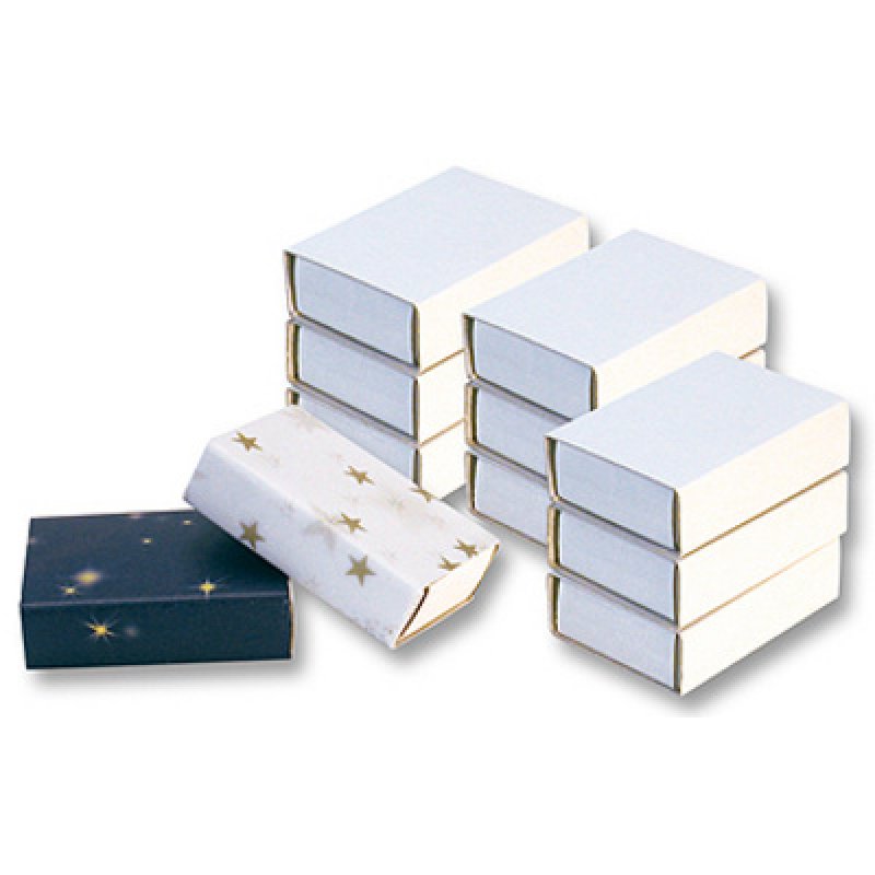 folia Boîtes d'allumettes neutres vides, blanc