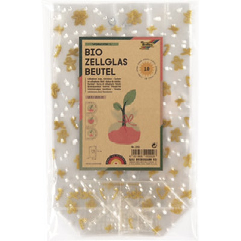 folia Sachet en cellophane pour Noël, 180 x 300 mm