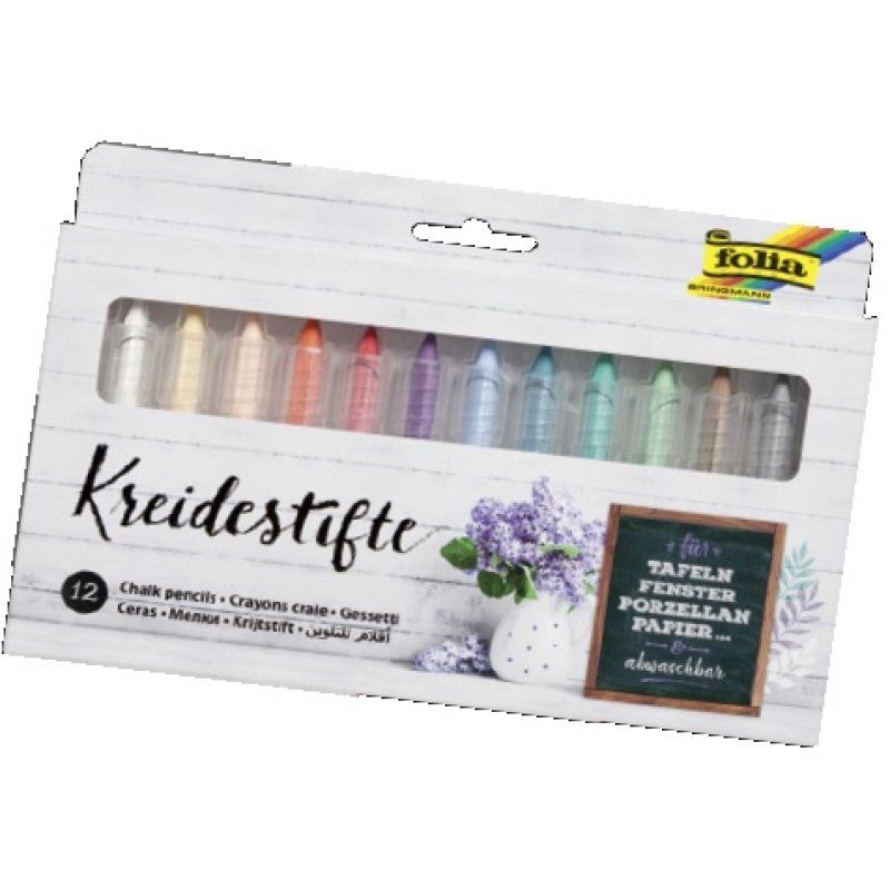 Folia 371209 writing chalk Multicolour 12 pc(s)
