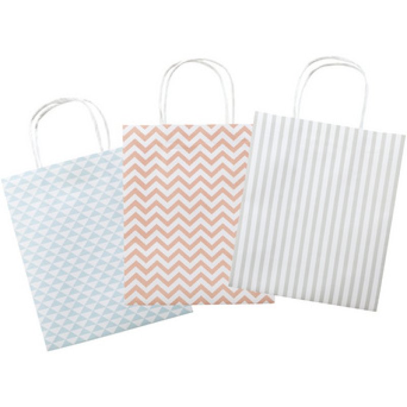 folia Sacs en papier BASIC, papier kraft, 120 x 55 x 150 mm