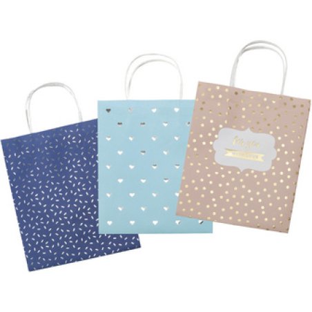 folia Sacs en papier HOTFOIL,papier kraft, 180 x 80 x 210 mm