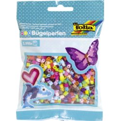 folia Perles à repasser, 2.000 pièces, sachet, assorti