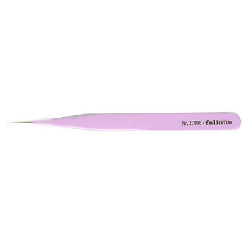 folia Pincette, pointu, longueur: 135 mm, violet / inox