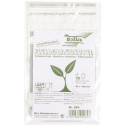 folia Sachet en cellophane imprimé dentelle, 95 x 160 mm