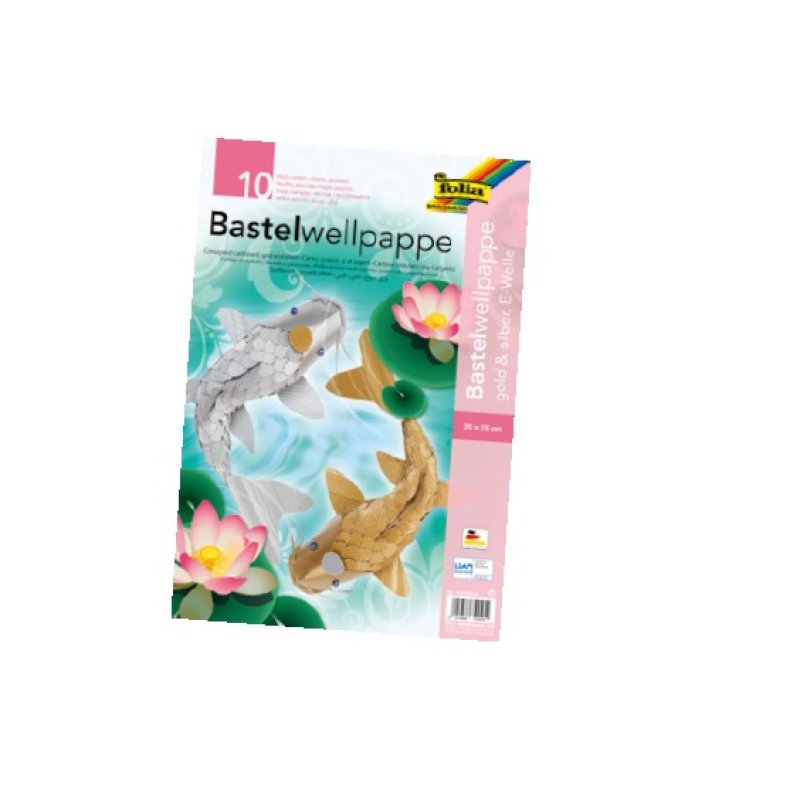 folia Carton ondulé pour travaux manuels, 250 x 350 mm