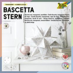 folia Feuilles de papier pour étoile Bascetta transparente