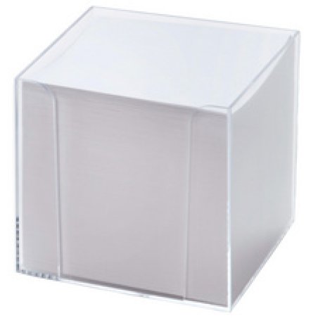 folia Bloc cube avec boîtier, plastique, transparent fumé