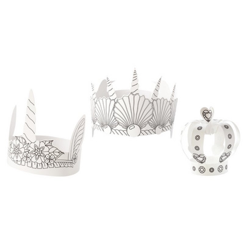 folia Kit de chapeaux pour enfant "CONTE", carton, blanc