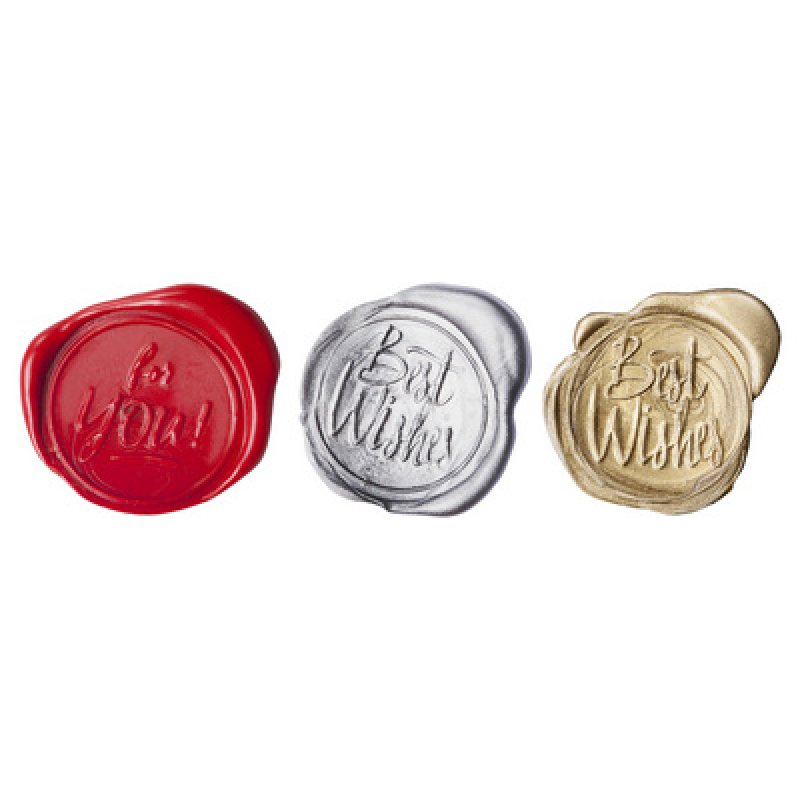 folia Cire à cacheter STYLE, kit de 4