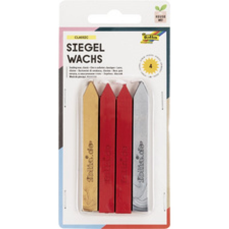 folia Cire à cacheter STYLE, kit de 4