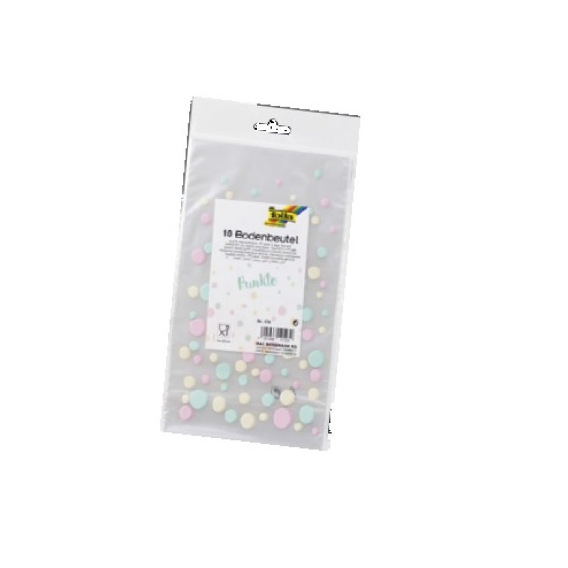 Folia Sachet à fond plat "Pois", dimensions: (L)145x(H)235mm