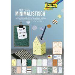 Folia 48849 papier créatif papier d'art 20 feuilles