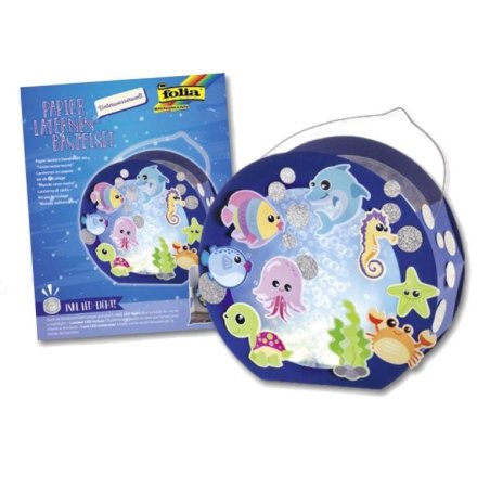 folia Kit de lanterne "Monde sous-marin", bleu