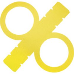 folia Lampion prédécoupé, en papier photo, vert printemps