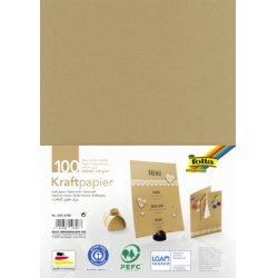 folia Papier kraft, 120 g/m2, A4, 100 feuilles