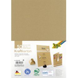 folia Papier kraft, 230 g/m2, A4, 50 feuilles