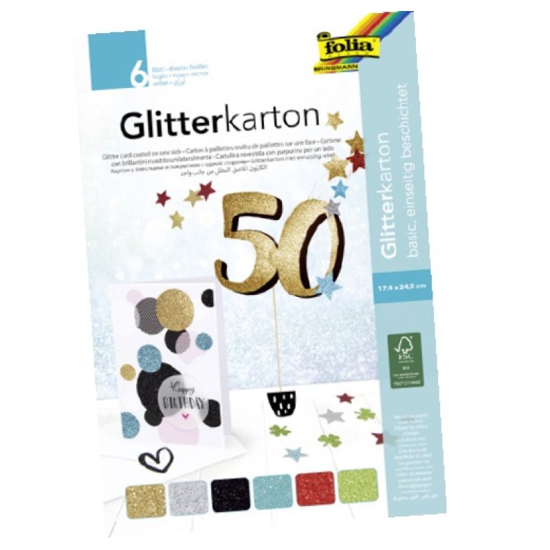 Folia 85139 carton 6 feuilles 300 g/m²