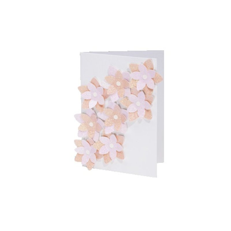 folia Bloc de carton à paillettes "Pastel", 170 x 245 mm