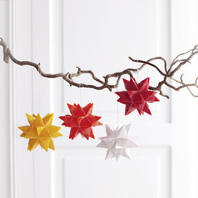 folia Feuilles de papier pliables étoile Bascetta, 75 x 75mm