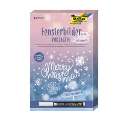 folia Modèle de décoration pour fenêtre "Période hivernale"