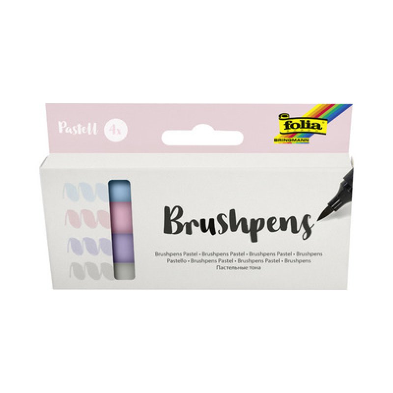 folia Stylo pinceau Brush Pens "Basic", kit de 4