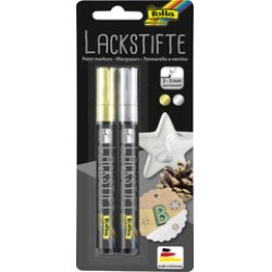 folia Marqueur vernis, largeur de tracé: 2-3mm, cuivre&bleu