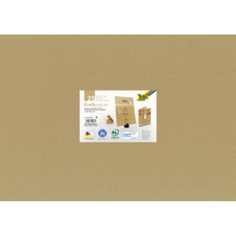 folia Carton kraft, 230 g/m2, 500 x 700 mm, 25 feuilles