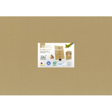 folia Carton kraft, 230 g/m2, 500 x 700 mm, 25 feuilles