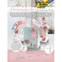 folia Calendier de l'Avent "Boîte cadeau pastel", 26 pièces