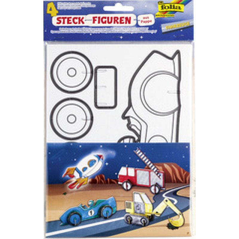 folia Personnage en carton à assembler "Animaux", carton