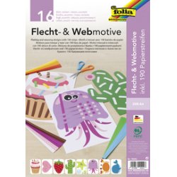folia Kit de motifs à tresser, A4, 16 feuilles